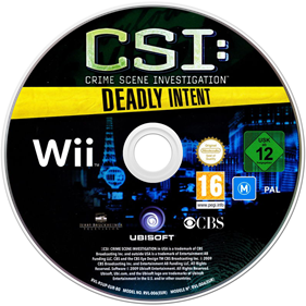 CSI: Deadly Intent - Disc Image