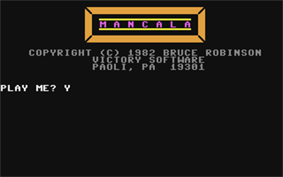 Mancala (Victory Software) - Screenshot - Game Title Image