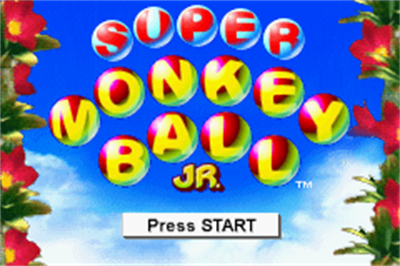 Super Monkey Ball Jr. - Screenshot - Game Title Image