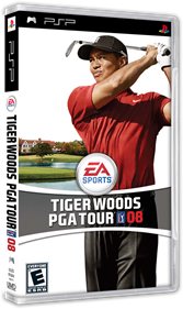 Tiger Woods PGA Tour 08 - Box - 3D Image