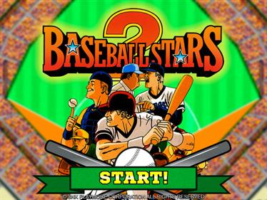 Baseball Stars 2 - Screenshot - Game Title Image