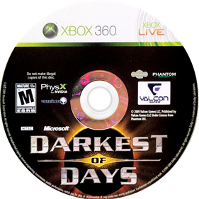 Darkest of Days - Disc Image