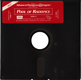 Advanced Dungeons & Dragons: Pool of Radiance - Disc Image