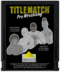 Title Match Pro Wrestling - Cart - Front Image