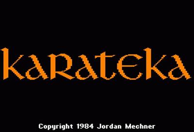 Karateka - Screenshot - Game Title Image