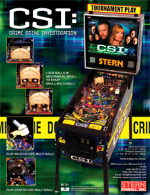 CSI: Crime Scene Investigation - Advertisement Flyer - Front Image
