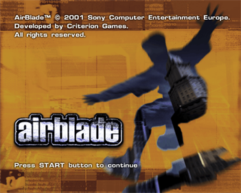 AirBlade - Screenshot - Game Title Image