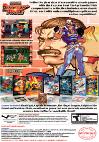 Capcom Beat 'Em Up Bundle - Fanart - Box - Back Image