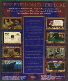 Seven Cities of Gold: Commemorative Edition - Box - Back Image