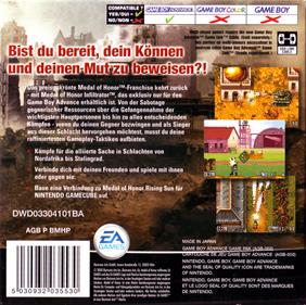 Medal of Honor: Infiltrator - Box - Back Image