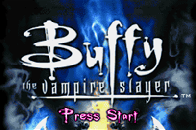 Buffy the Vampire Slayer: Wrath of the Darkhul King - Screenshot - Game Title Image