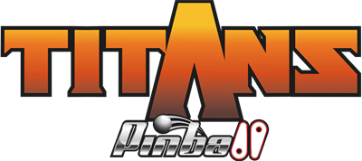 Titans Pinball - Clear Logo Image