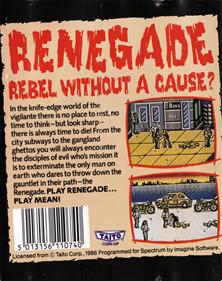 Renegade - Box - Back
