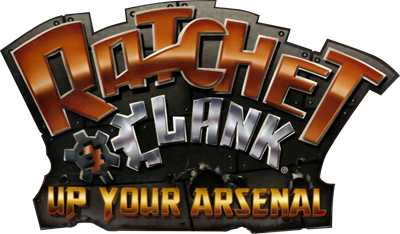 Ratchet & Clank: Up Your Arsenal - Clear Logo Image