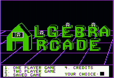 Algebra Arcade - Screenshot - Game Title Image