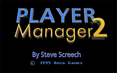 Player Manager 2 - Screenshot - Game Title Image
