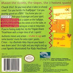 Sports Illustrated for Kids: The Ultimate Triple Dare - Box - Back Image