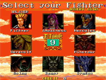 Mutant Fighter - Screenshot - Game Select Image