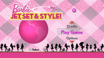 Barbie: Jet, Set & Style! - Screenshot - Game Title Image