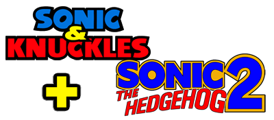 Sonic & Knuckles / Sonic the Hedgehog 2 - Clear Logo Image