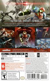 Metroid Dread - Box - Back Image