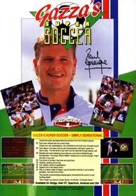 Gazza's Super Soccer - Advertisement Flyer - Front Image