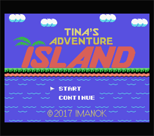 Tina's Adventure Island - Screenshot - Game Title Image