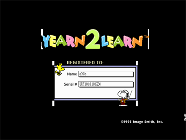 Yearn2Learn: Peanuts - Screenshot - Game Title Image