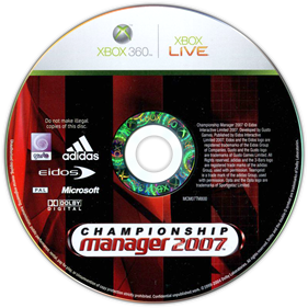 Championship Manager 2007 - Disc Image