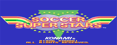 Soccer Superstars - Screenshot - Game Title Image