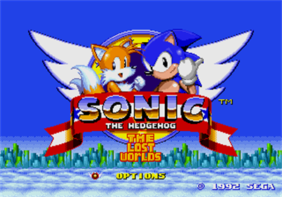 Sonic The Hedgehog: The Lost Worlds - Screenshot - Game Title Image