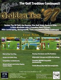 Golden Tee '97 - Advertisement Flyer - Front Image