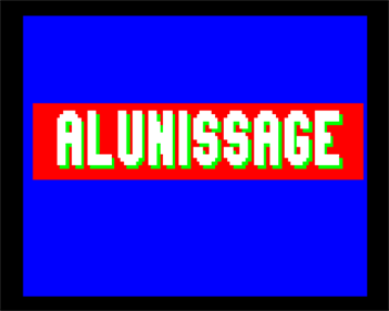 Alunissage - Screenshot - Game Title Image