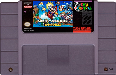 Super Mario Bros. Enhanced - Fanart - Cart - Front Image