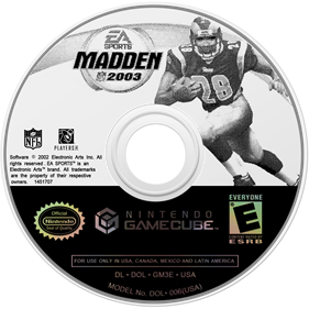 Madden NFL 2003 - Disc Image
