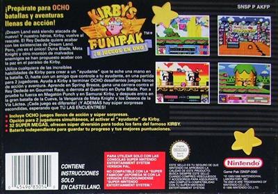 Kirby Super Star - Box - Back Image