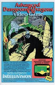 Advanced Dungeons & Dragons: Treasure of Tarmin Cartridge - Advertisement Flyer - Front Image