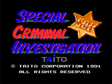 Chase HQ II: Special Criminal Investigation - Screenshot - Game Title Image