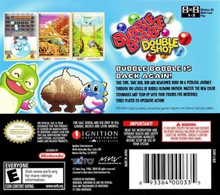 Bubble Bobble: Double Shot - Box - Back Image