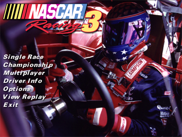 NASCAR Racing 3 - Screenshot - Game Title Image