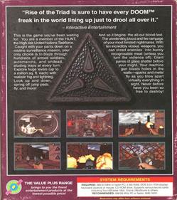 Rise of the Triad: Dark War - Box - Back Image