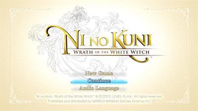 Ni no Kuni: Wrath of the White Witch - Screenshot - Game Title Image