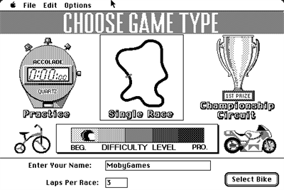 The Cycles: International Grand Prix Racing - Screenshot - Game Select Image