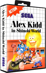 Alex Kidd in Shinobi World - Box - 3D Image