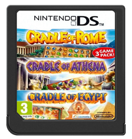 3 Game Pack!: Cradle of Rome / Cradle of Athena / Cradle of Egypt - Fanart - Cart - Front Image