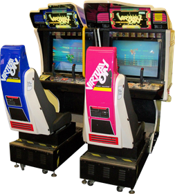 Virtual On Cyber Troopers - Arcade - Cabinet Image