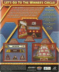 The $100,000 Pyramid - Box - Back Image