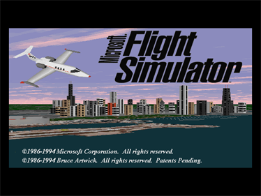 Microsoft Flight Simulator: Version 5.0 - Screenshot - Game Title Image
