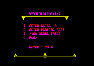Thanatos  - Screenshot - Game Select Image