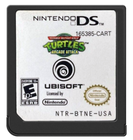 Teenage Mutant Ninja Turtles: Arcade Attack - Cart - Front Image